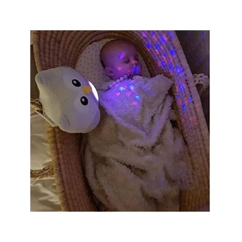 WOOPIE Przytulanka Usypiacz Projektor 2w1 Sówka - 10 Kołysanek