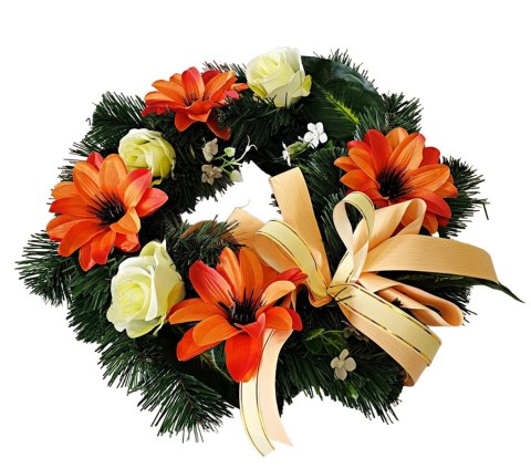 DEKORACJA GROBU WIĄZANKA WIANEK STROIK NA CMENTARZ