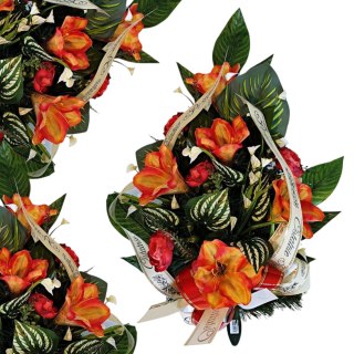 WIENIEC POGRZEBOWY WIĄZANKA STROIK CMENTARNY NA GRÓB WYSYŁKA 24H