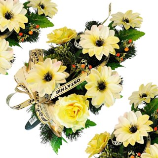 WIENIEC POGRZEBOWY WIĄZANKA STROIK NA GRÓB CMENTARZ WYSYŁKA 24H