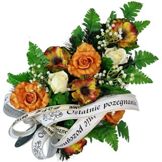 WIĄZANKA NA POGRZEB KWIATY NA GRÓB OSTATNIE POŻEGNANIE