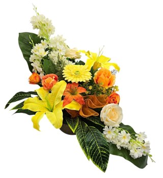 KLASYCZNY STROIK XXL WIOSENNY NA CMENTARZ Z OBCIĄŻENIEM NOWY WZÓR 2025