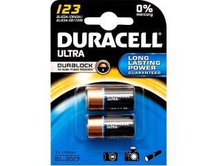 8702# Bateria litowa 3v`cr123 duracell blister 2sztuki