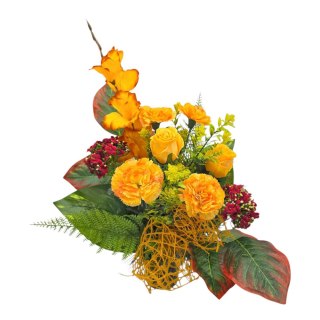 BUKIET WKŁAD DO WAZONU KWIATY NA CMENTARZ GRÓB POMNIK WSZYSTKICH ŚWIĘTYCH