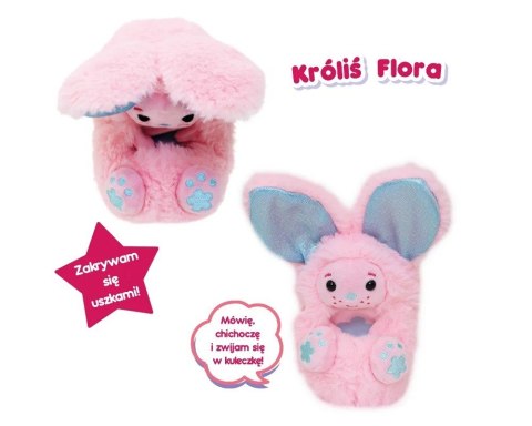 Maskotka intearaktywna kulisie króliczek flora