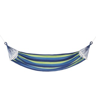 NC9001 NIEBIESKI HAMAK Z DREWNIANĄ BELKĄ 70CM I METALOWYM UCHWYTEM NILS CAMP