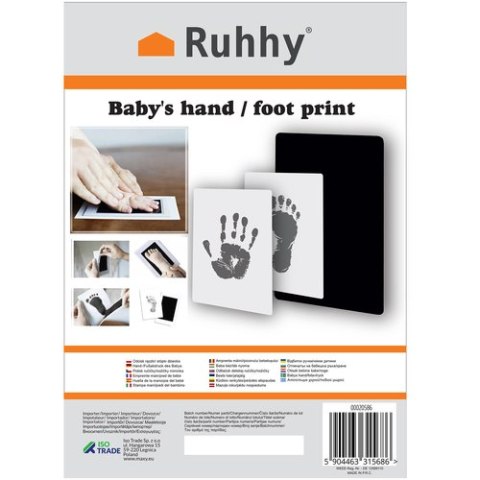 Odcisk rączki/ stópki dziecka Ruhhy 20586