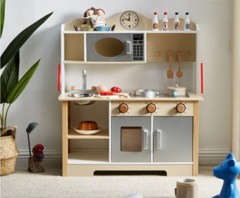 KX5548 LULILO Kuchnia drewniana MDF Kuketo + akcesoria