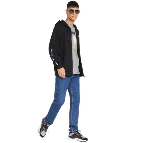 ND05_B20208-S 848768 01 Bluza męska Puma ESS+ Tape Full-Zip Hoodie TR czarna 848768 01 r.S