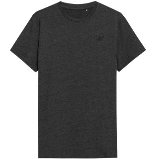 ND05_K13004-M H4L22 TSM352 23M Koszulka męska 4F ciemny szary melanż H4L22 TSM352 23M r.M