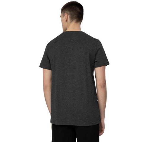 ND05_K13004-M H4L22 TSM352 23M Koszulka męska 4F ciemny szary melanż H4L22 TSM352 23M r.M