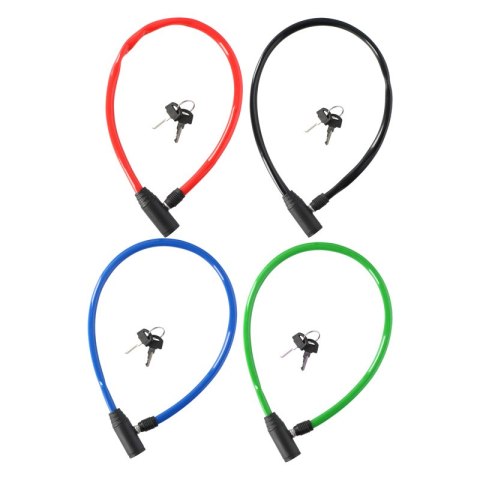 ND38_8711252029252GREEN Dunlop - Linka zapięcie antykradzieżowe do roweru (zielony)