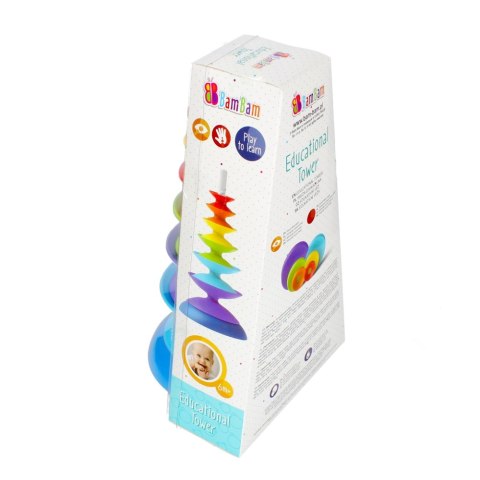ND39_492740 BAM BAM PIRAMIDKA/WIEZA EDUKACYJNA WB 0/24