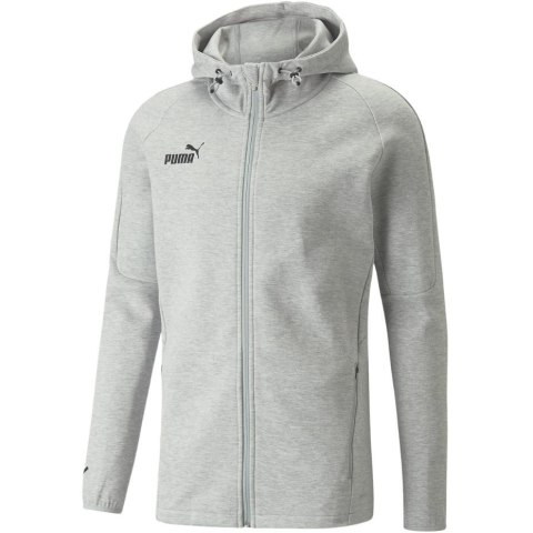 ND05_K13220-2XL 657383 33 Bluza męska Puma teamFINAL Casuals Hooded Jkt szara 657383 33 r.2XL