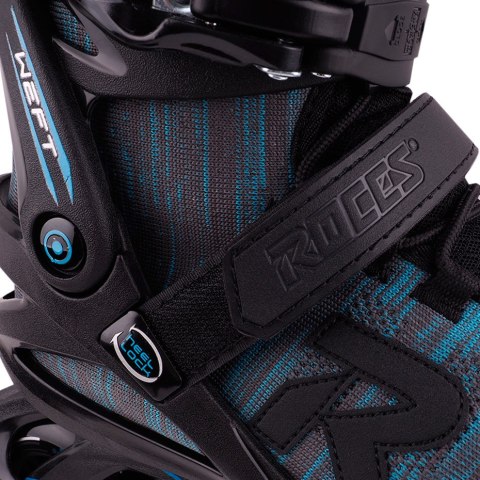 ND05_Ł0972-45 400875 00002 Łyżworolki Roces Weft Thread szaro-niebieskie 400875 00002 r.45