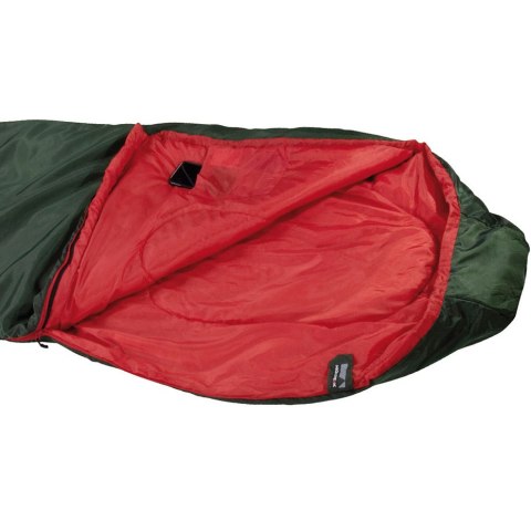 ND05_S10773 23263 Śpiwór High Peak Lite Pak 1200 225x80x50 cm zielono-czerwony 23263