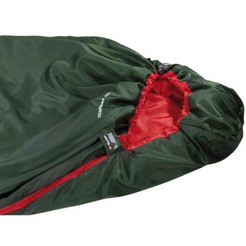 ND05_S10773 23263 Śpiwór High Peak Lite Pak 1200 225x80x50 cm zielono-czerwony 23263