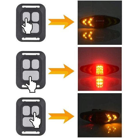 ND32_L8P L8P LAMPKA ROWEROWA KIERUNKOWSKAZY PILOT