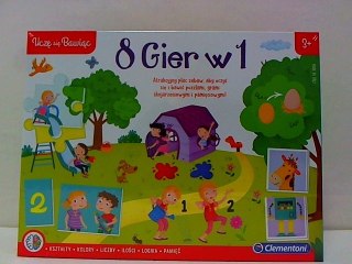 CLE Uczę się bawiąc!Zestaw eduk.gier 8w1 50089