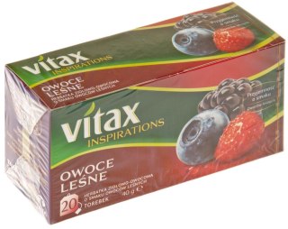 ND39_332304 HERBATA EXPRESOWA VITAX INSPIRA OWOCE LESN OP20S