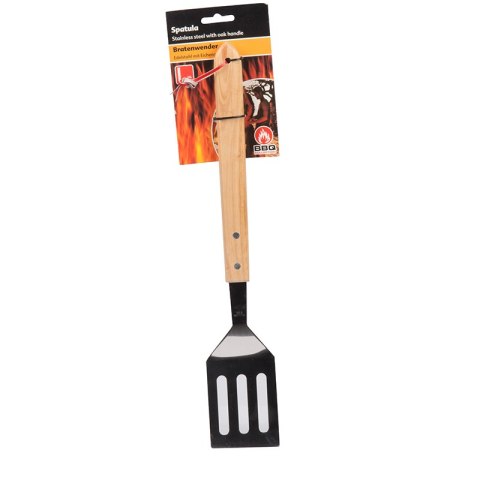 ND38_8711252347714 BBQ - szpatuła do grillowania dębowa rączka 41 cm