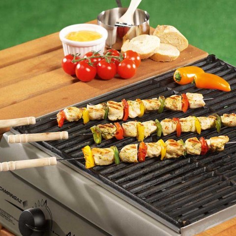 ND38_8711252456539 BBQ - szpikulce do szaszłyków z drewnianą rączką długie 38 cm (4szt.)