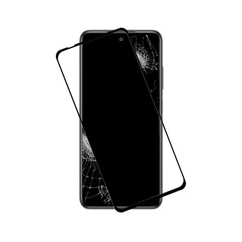 ND38_CRG-7DNANO-XRMIN10 Crong 7D Nano Flexible Glass - Niepękające szkło hybrydowe 9H na cały ekran Xiaomi Redmi Note 10 5G
