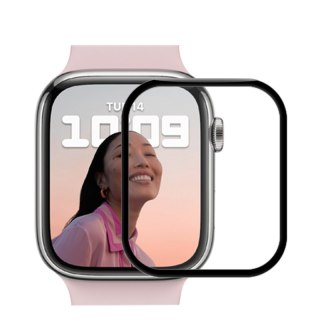 ND38_PG6511 Mocolo 3D Glass Full Glue - Szkło ochronne na ekran Apple Watch 7 41 mm