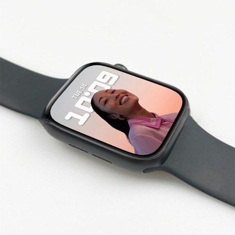 ND38_PG6511 Mocolo 3D Glass Full Glue - Szkło ochronne na ekran Apple Watch 7 41 mm