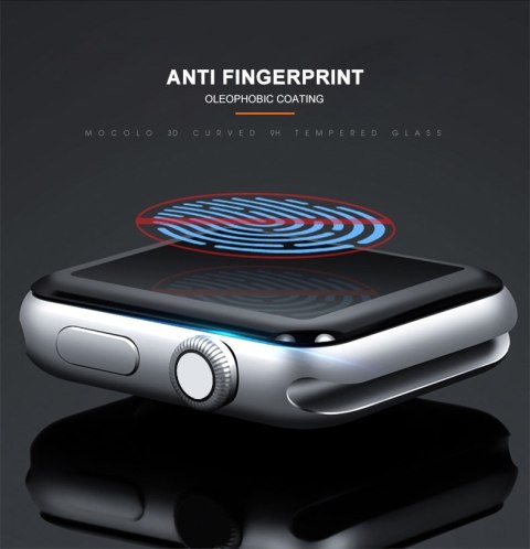 ND38_PG6512 Mocolo 3D Glass Full Glue - Szkło ochronne na ekran Apple Watch 7 45 mm