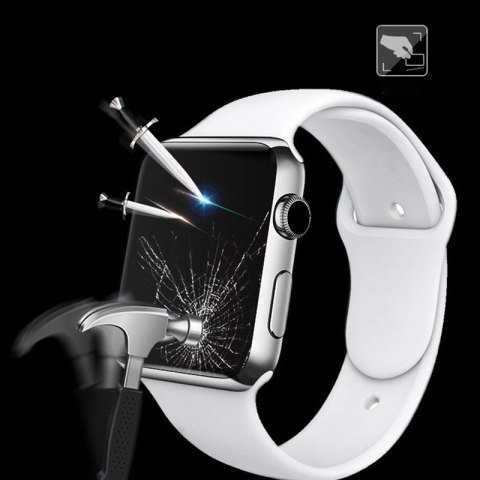 ND38_PG6512 Mocolo 3D Glass Full Glue - Szkło ochronne na ekran Apple Watch 7 45 mm