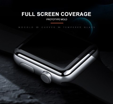 ND38_PG6512 Mocolo 3D Glass Full Glue - Szkło ochronne na ekran Apple Watch 7 45 mm