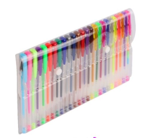 KX5555 Długopisy żelowe kolorowe brokatowe zestaw 25szt.