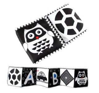 KX5639 Książeczka edukacyjna ochraniacz sensoryczny na łóżeczko sowa