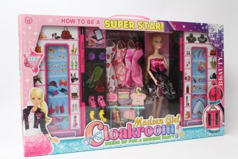 Lalka + zestaw garderoba DSJ928-1 07109 /18