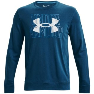 ND05_B20566-L 1370391 458 Bluza męska Under Armour UA Rival Terry Logo Crew niebieska 1370391 458 r.L