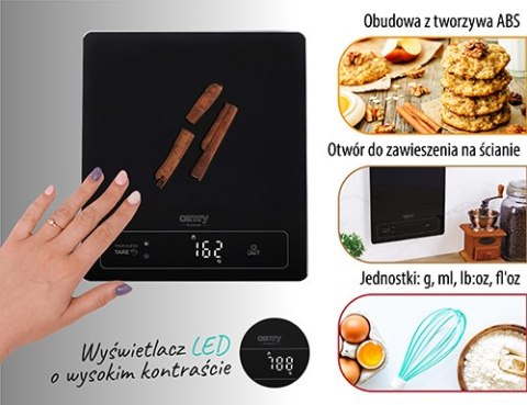 CR 3175 Waga kuchenna - 15kg - bezdotykowe tarowanie