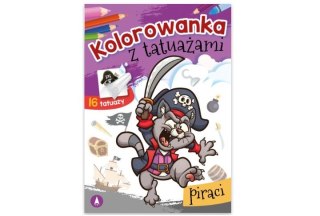 Kolorowanka z tatuażami Piraci 73980