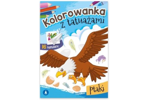 Kolorowanka z tatuażami Ptaki 74154