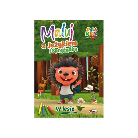 ND35_73507_MO194-1 Maluj z jeż. i spręż. w lesie