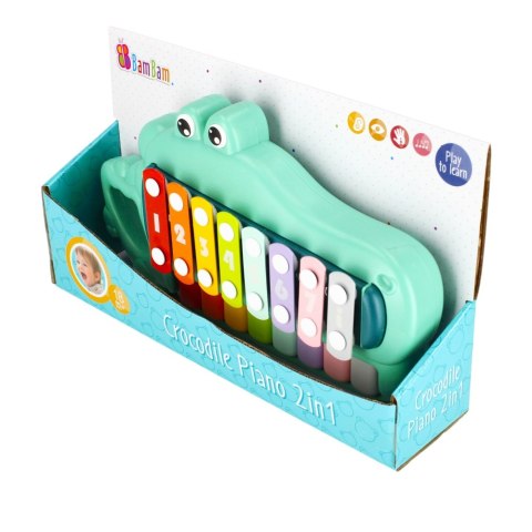 ND39_492794 BAM BAM PIANINKO KROKODYLEK 2W1 WB 36