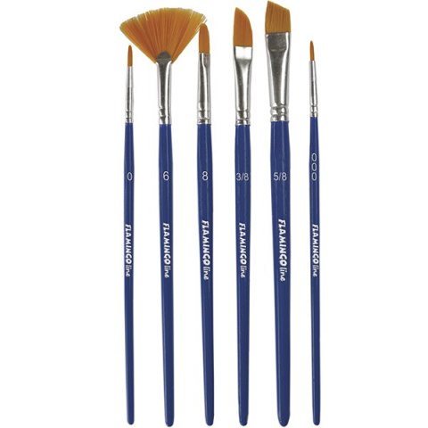 ND39_498334 PEDZLE SZKOL KPL6SZT FLAMINGO B/C