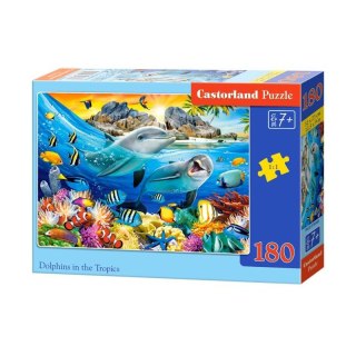 ND35_74362_CAS-B018468 Puzzle 180 el. dolphins tropic