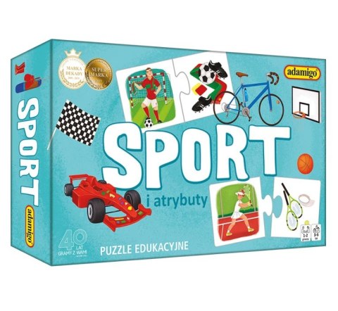 Sport i atrybuty - puzzle edukacyjne 07776