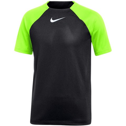 ND05_K13430-S DH9277 010 Koszulka dla dzieci Nike DF Academy Pro SS Top K czarno-zielona DH9277 010 r.S