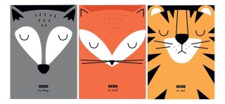 ND39_507069 ZESZYT B6/32K GLAD B&B FRIENDS BOYS FOL A 10