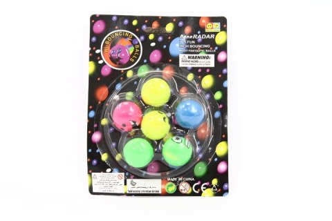 Piłeczki kauczukowe 6szt/op 326BQ 07802