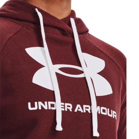 ND05_B21281-M 1356318 690 Bluza damska Under Armour Rival Fleece Logo Hoodie bordowa 1356318 690 r.M