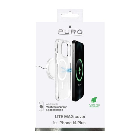 ND38_IPC1467LITEMAGTR PURO LITEMAG - Etui iPhone 14 Plus MagSafe (przezroczysty)