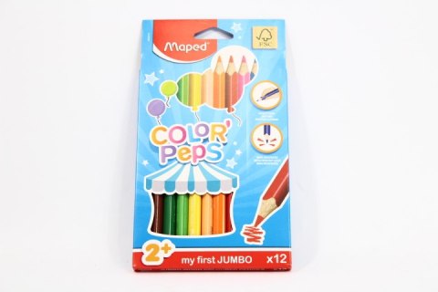 CREATIV kredki Jumbo trójk.12/pud 834010